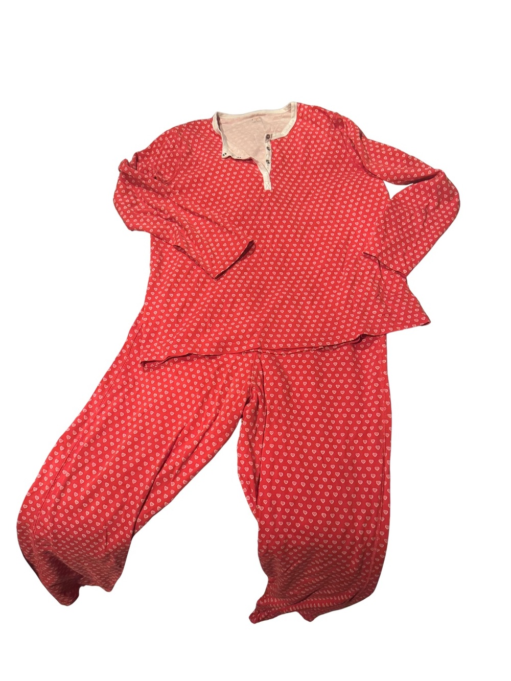 Roller Rabbit Red Heart-Print Kids Pajama Set